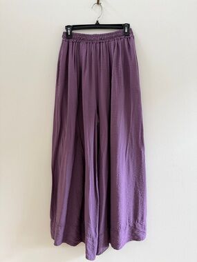 DEVITALIA Wide-Leg Flowy Lightweight Pant Pants, One Size